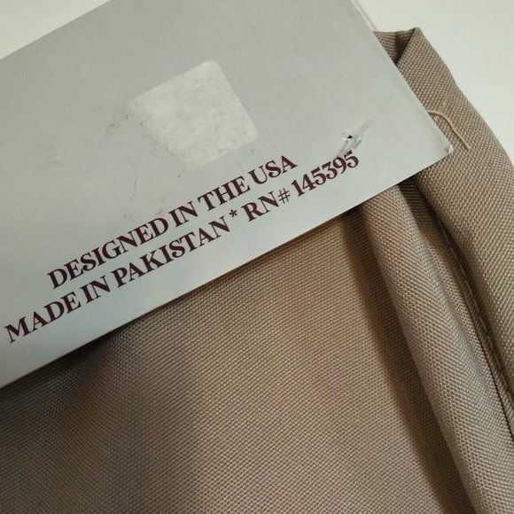 NWT Monogrammed L Ktichen Apron Autumn Pumpkin Tan 30 x 32" neck & waist tie - Picture 7 of 9